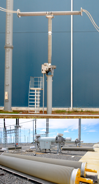 Композитные корпуса для выключателей на подстанциях в верхней части Китая и Южной Африке