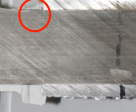 Прокол из-за неподходящих концевых фитингов