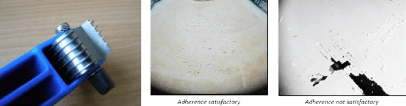 Скретч-тест в соответствии с ISO-EN2409