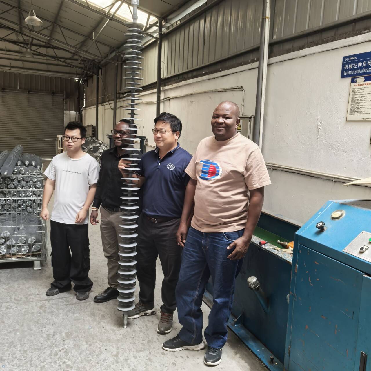 Haivo Electric обеспечивает заказ KPLC для подстанции Lightning Arresters и композитных изоляторов, проходит предварительную проверку 