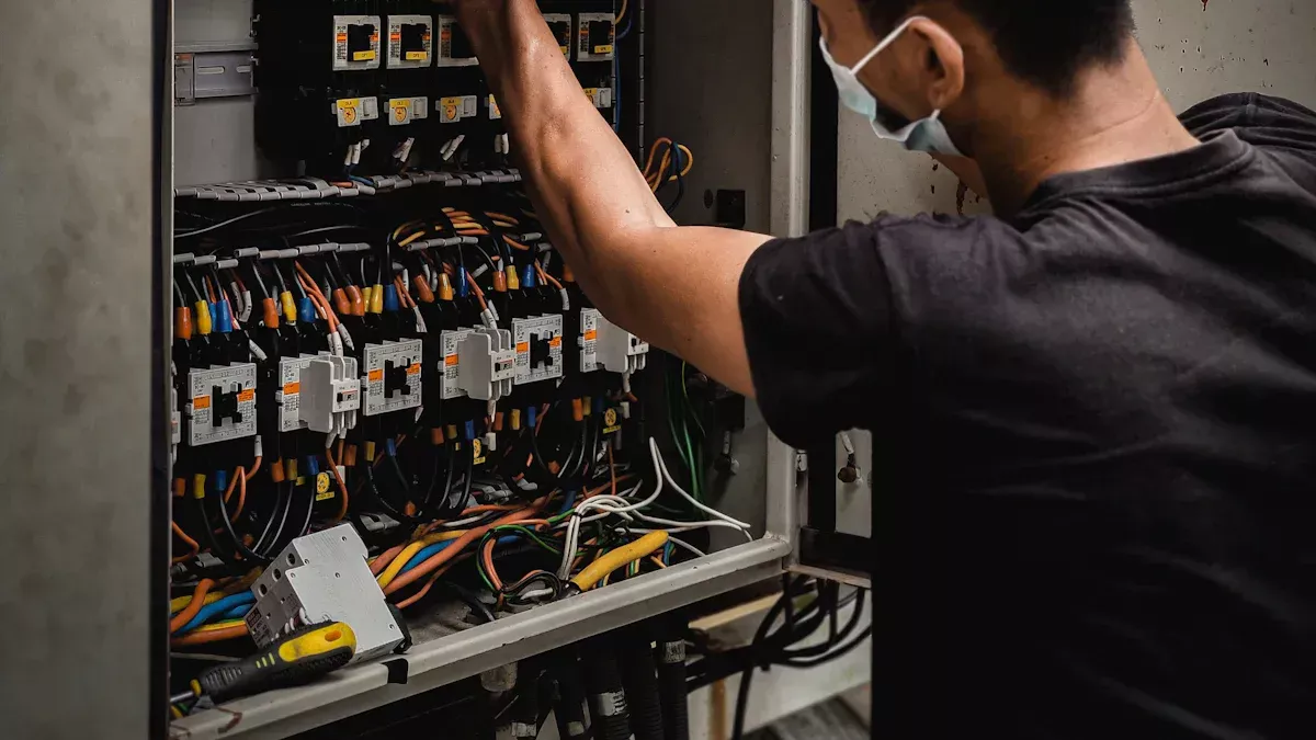 Выключатель разрыва нагрузки по сравнению с выключателем схемы